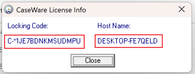 Activating Caseware Working Papers