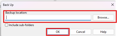 Create a Backup of a Caseware Dossier