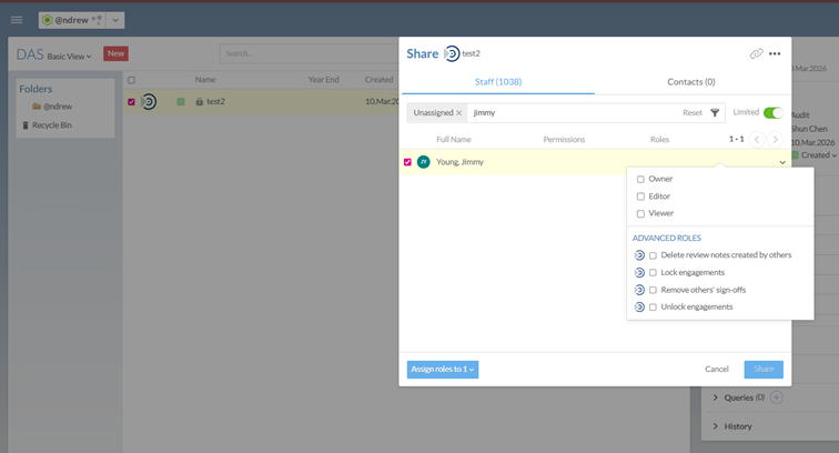 General feature updates Caseware Cloud